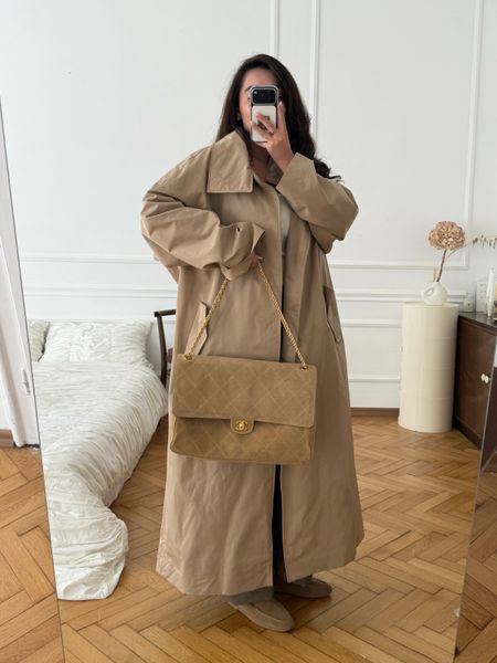 Chanel Maxi Flap Bag 38, бежева SUM.NAT-19.1 фото