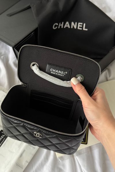 MARY BAG без ручки зі срібною фурнітурою, чорна SUM.NAT-10.1 фото