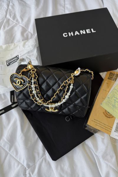 Сумка-конверт Perlina Bag, чорна
