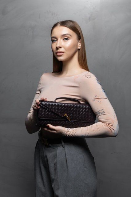 DANIELLA BAG, гладка шкіра, шоколадна SUM.ECO-16.11 фото