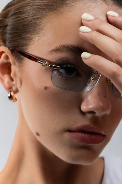 Окуляри прямокутні GUCCI, з логотипом OKU-9.3 фото