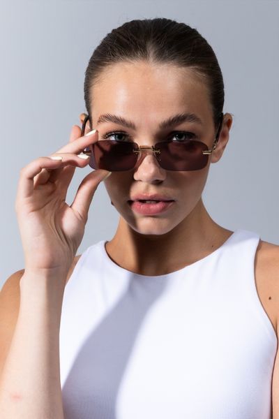 Окуляри прямокутні GUCCI, з логотипом OKU-9.3 фото