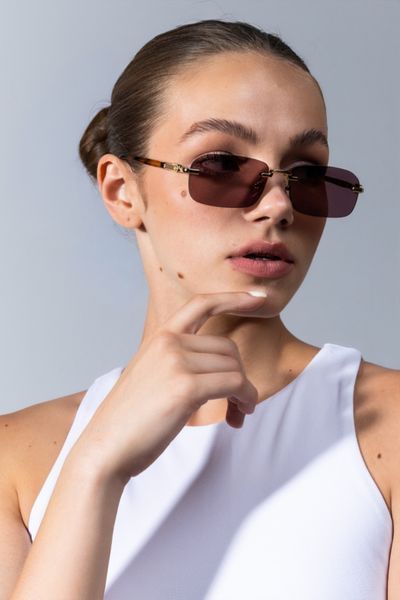 Окуляри прямокутні GUCCI, з логотипом OKU-9.3 фото