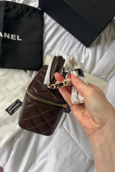 MARY BAG з ручкою, шоколадна