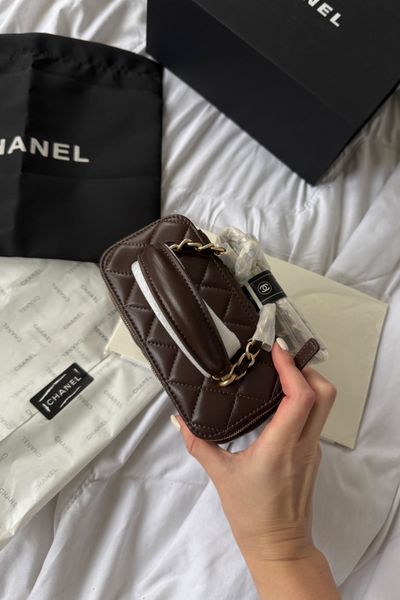 MARY BAG з ручкою, шоколадна