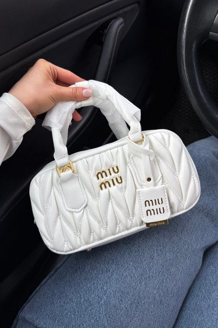 BRENDA BAG з об&rsquo;ємною стьобаною текстурою, біла SUM.ECO-50.1 фото