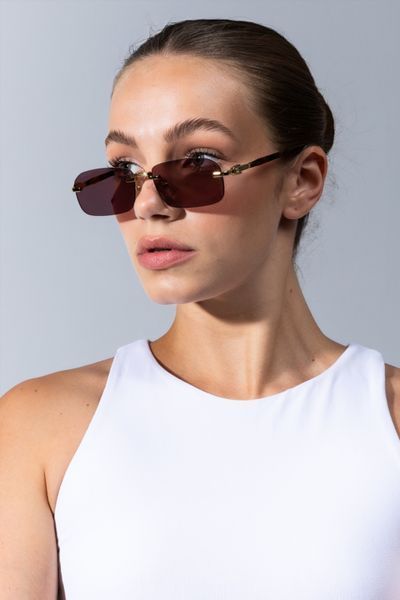 Окуляри прямокутні GUCCI, чорні OKU-9.1 фото