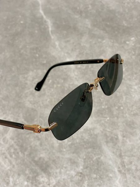 Окуляри прямокутні GUCCI, чорні OKU-9.1 фото