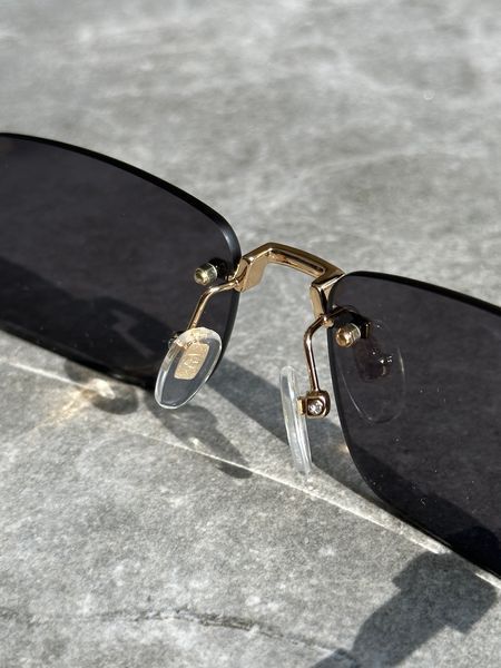 Окуляри прямокутні GUCCI, чорні OKU-9.1 фото