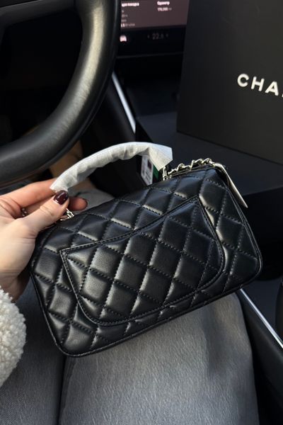 CHANEL cумка-конверт з ручкою, чорна SUM.NAT-16.2 фото