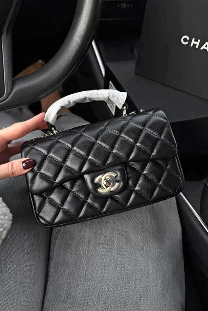 CHANEL cумка-конверт з ручкою, чорна SUM.NAT-16.2 фото