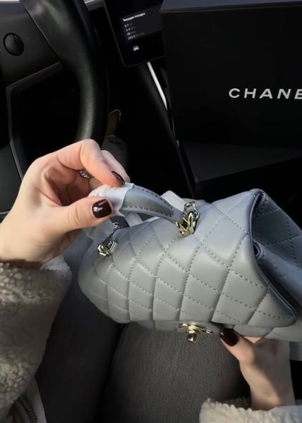 CHANEL cумка-конверт з ручкою, чорна SUM.NAT-16.2 фото