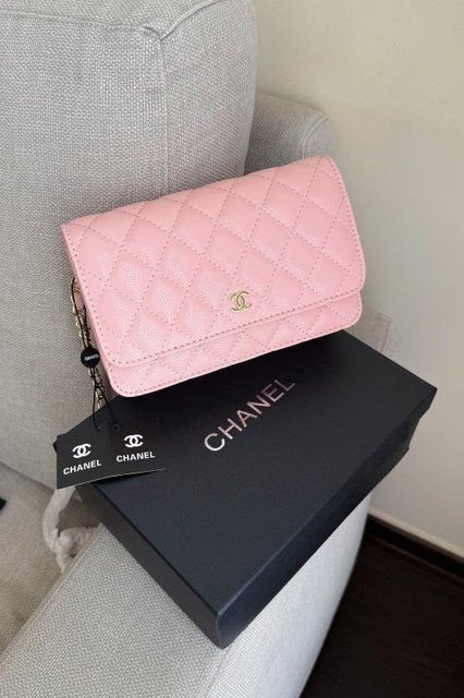 Сумочка-клатч CHANEL, рожева SUM.ECO-38.4 фото