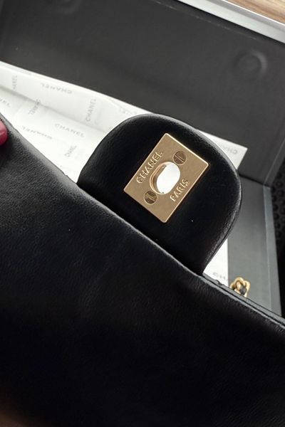 Chanel сумка-клатч з ланцюжком, чорна